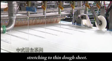 Machine plate de fabrication de pain de capacité élevée, chaîne de production automatique de Lacha Paratha fournisseur