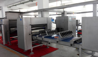 Sabler la machine industrielle de fabrication de pain avec 2 tunnels de refroidissement fournisseur